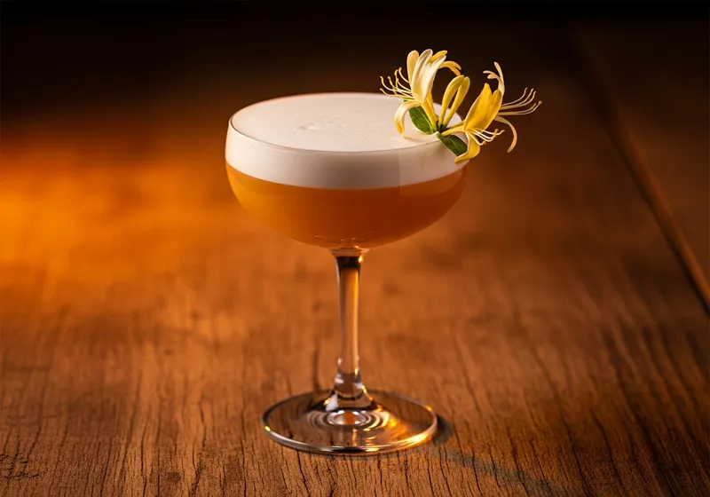 Rye & Honeysuckle Sour