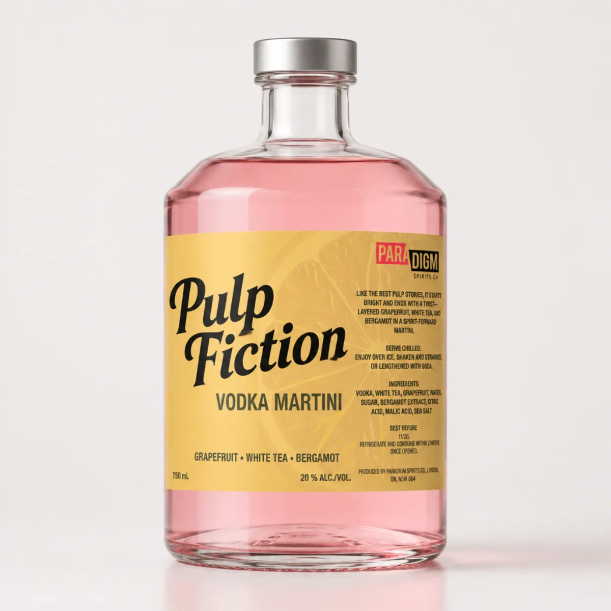 Pulp Fiction Grapefruit Martini