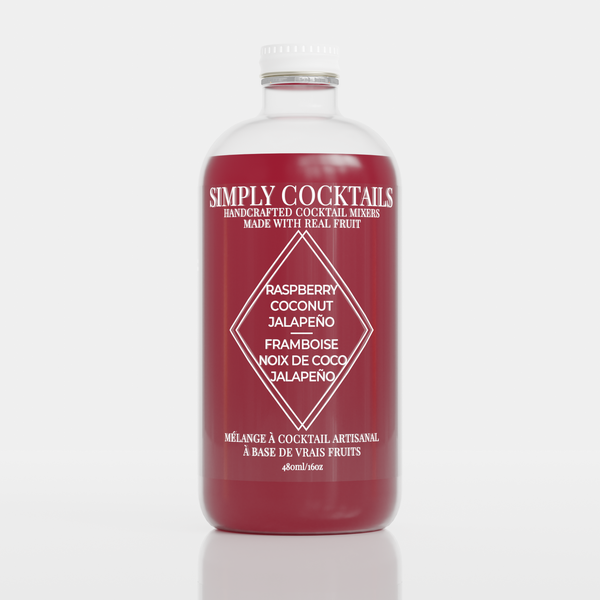 Raspberry, Coconut, Jalapeño Margarita Mix - 16oz