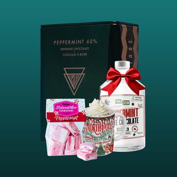 Spiked Peppermint Hot Chocolate Kit: 750ml