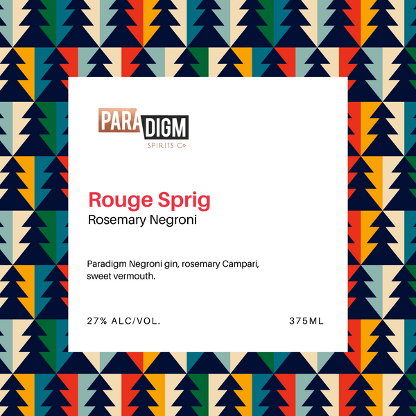 Rouge Sprig Rosemary Negroni Cocktail - 375ml