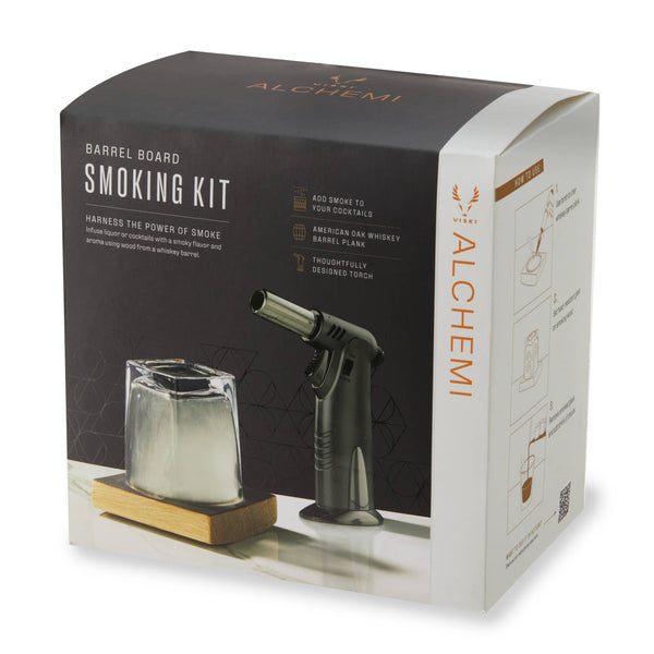 Alchemi™ Oak Barrel Board Smoke Infusion Kit Set of 3 - Paradigm Spirits Co.