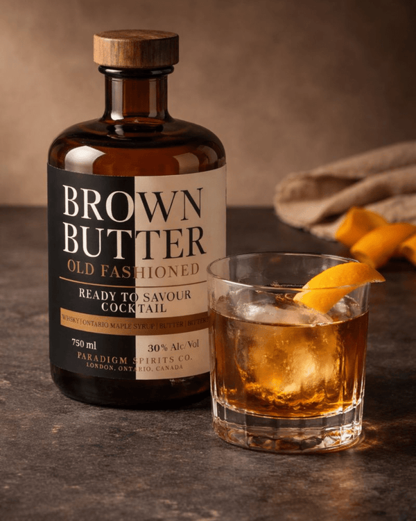 Brown Butter Old Fashioned - Paradigm Spirits Co.