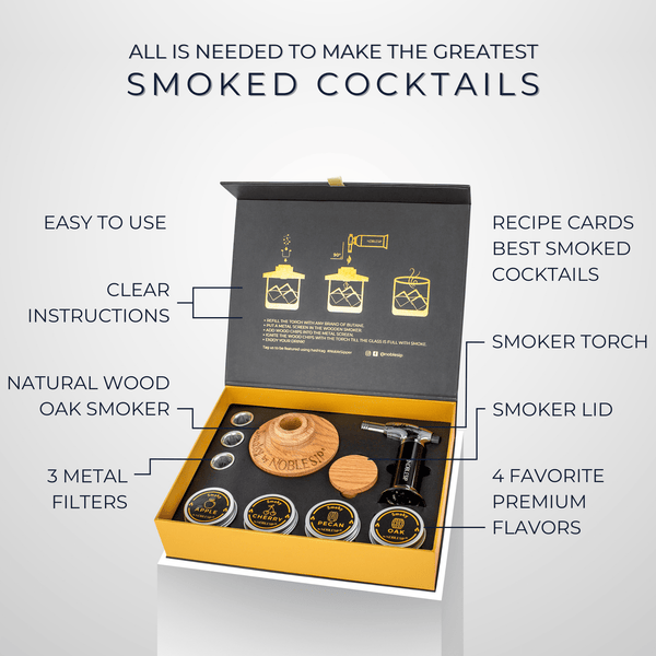 Cocktail Smoker Kit, Premium Home Bar Gift Set - Paradigm Spirits Co.