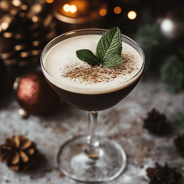 Frosted Noir: Peppermint White Chocolate Espresso Martini Cocktail - 375ml - Paradigm Spirits Co.