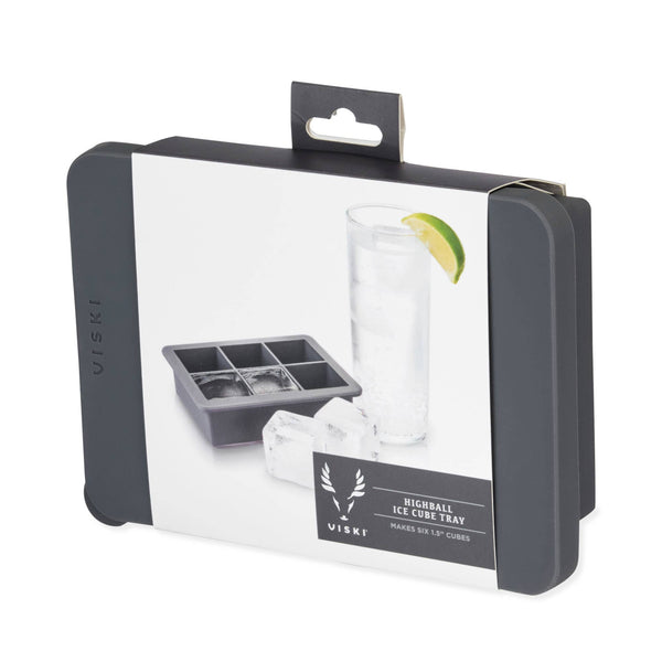Glacier 1.5 inch Highball Ice Cube Tray with Lid - Paradigm Spirits Co.
