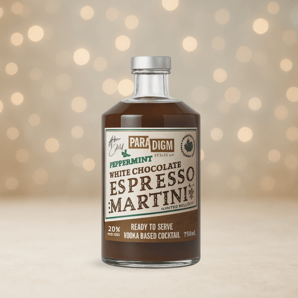 Peppermint White Chocolate Espresso Martini - Paradigm Spirits Co.