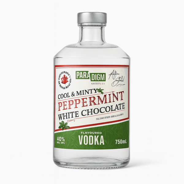 Peppermint White Chocolate Vodka - Paradigm Spirits Co.