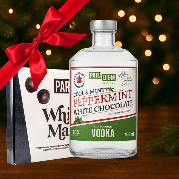 Peppermint White Chocolate Vodka + Whisky Mallows Set: Online Order Exclusive - Paradigm Spirits Co.