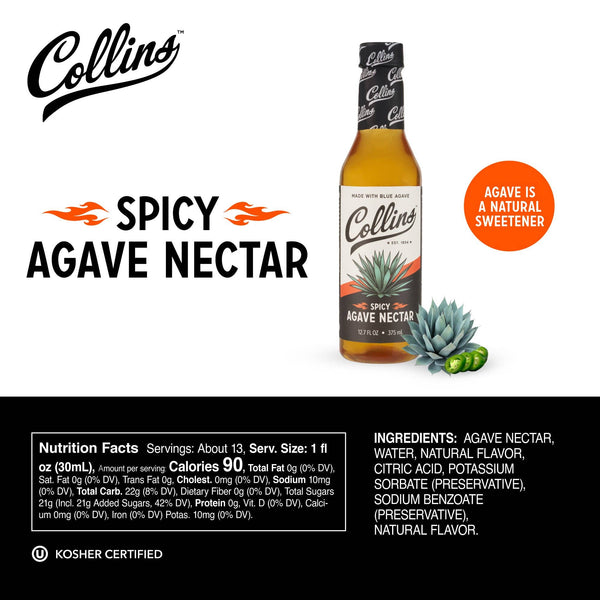 Spicy Agave Nectar 12.7 oz - Paradigm Spirits Co.
