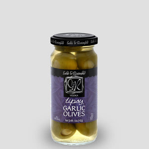 Vodka Garlic Tipsy Olives - Paradigm Spirits Co.