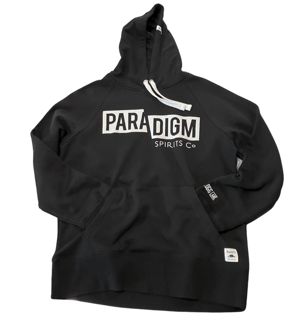 Paradigm Spirits White Logo Pullover Hoodie - Paradigm Spirits Co.