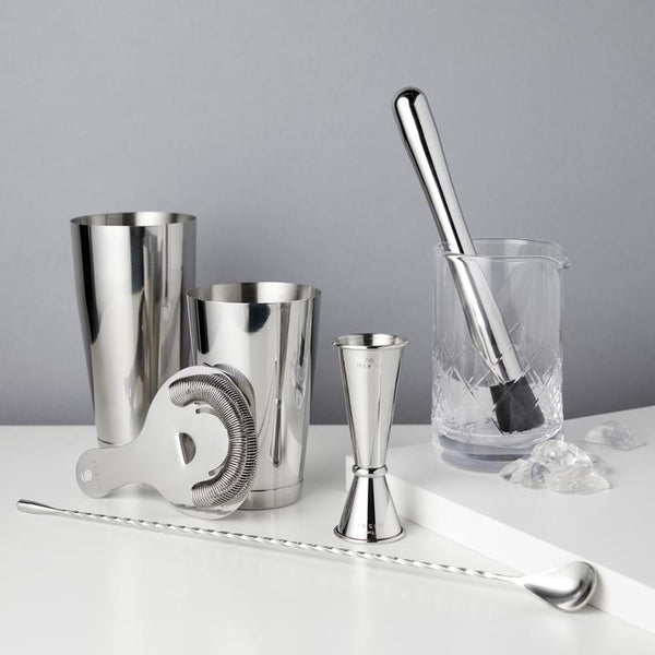 Viski 7 - Piece Stainless Steel Bar Set - Paradigm Spirits Co.