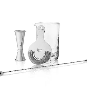 Viski Stainless Steel Mixologist Bar Ware Set - Paradigm Spirits Co.